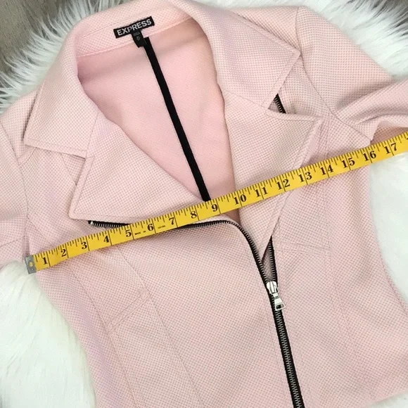 Express Moto Pink Jacket - Picture 6 of 13